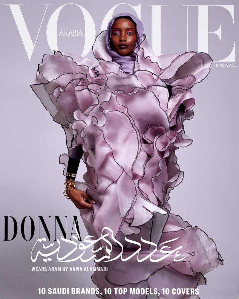 Vogue Arabia June 2023 Cover–Donna Bahdon